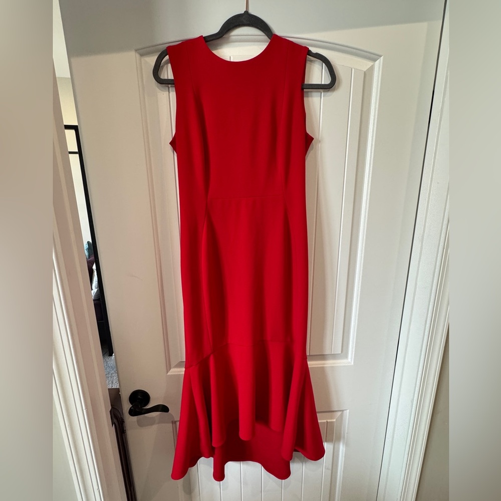 Calvin Klein Red Holiday Cocktail Dress